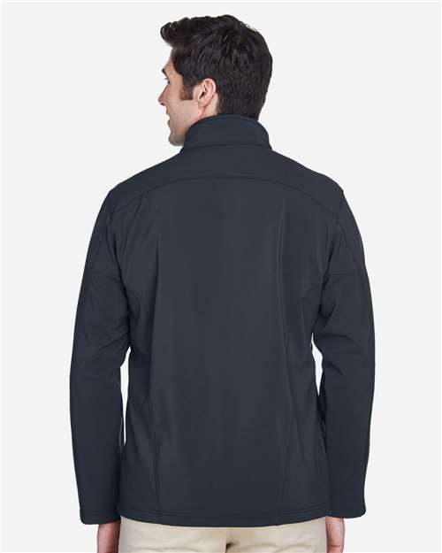 Core365 Men's Cruise Two-Layer Fleece Bonded Soft Shell Jacket - 88184 Carbon
