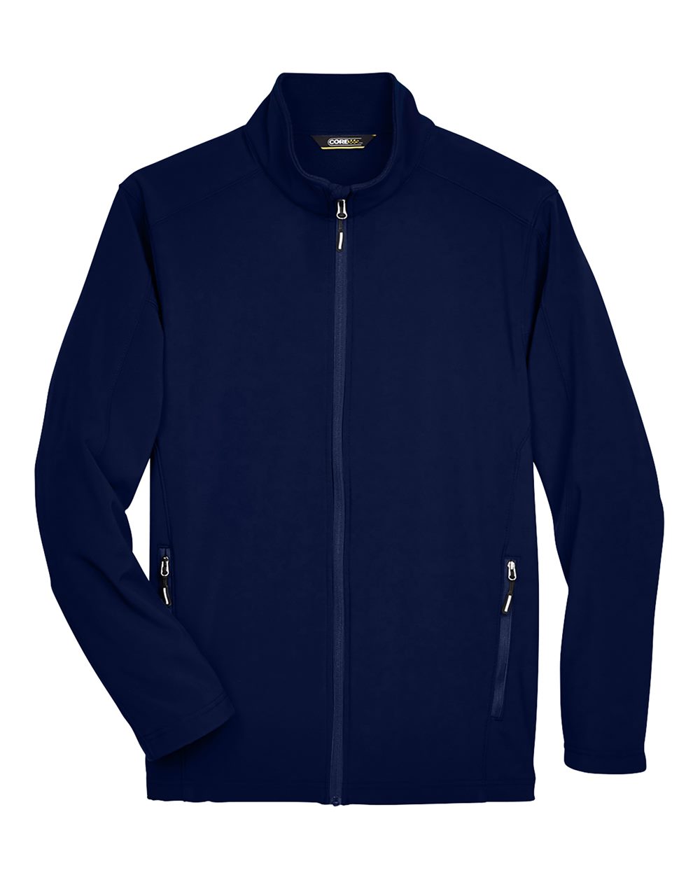 Core365 Men's Cruise Two-Layer Fleece Bonded Soft Shell Jacket - 88184 Classic Navy