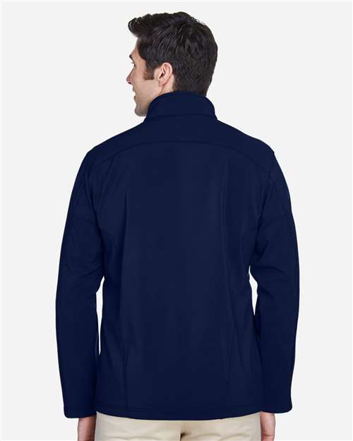 Core365 Men's Cruise Two-Layer Fleece Bonded Soft Shell Jacket - 88184 Classic Navy