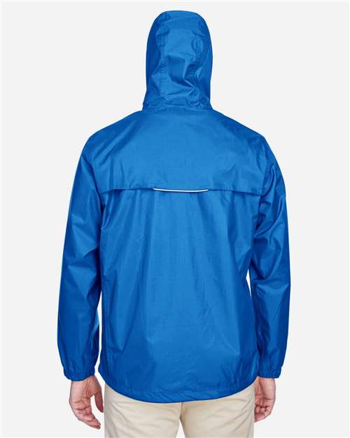 Core365 Men's Climate Seam Sealed Lightweight Variegated Ripstop Jacket - 88185 True Royal