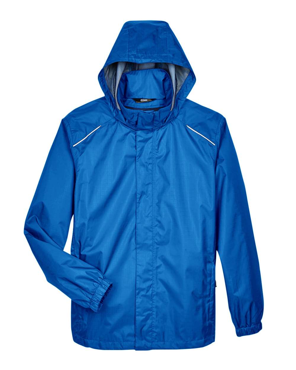 Core365 Men's Climate Seam Sealed Lightweight Variegated Ripstop Jacket - 88185 True Royal