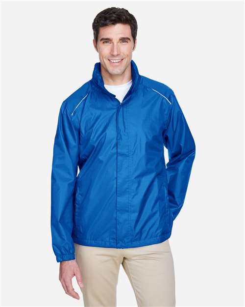 Core365 Men's Climate Seam Sealed Lightweight Variegated Ripstop Jacket - 88185 True Royal