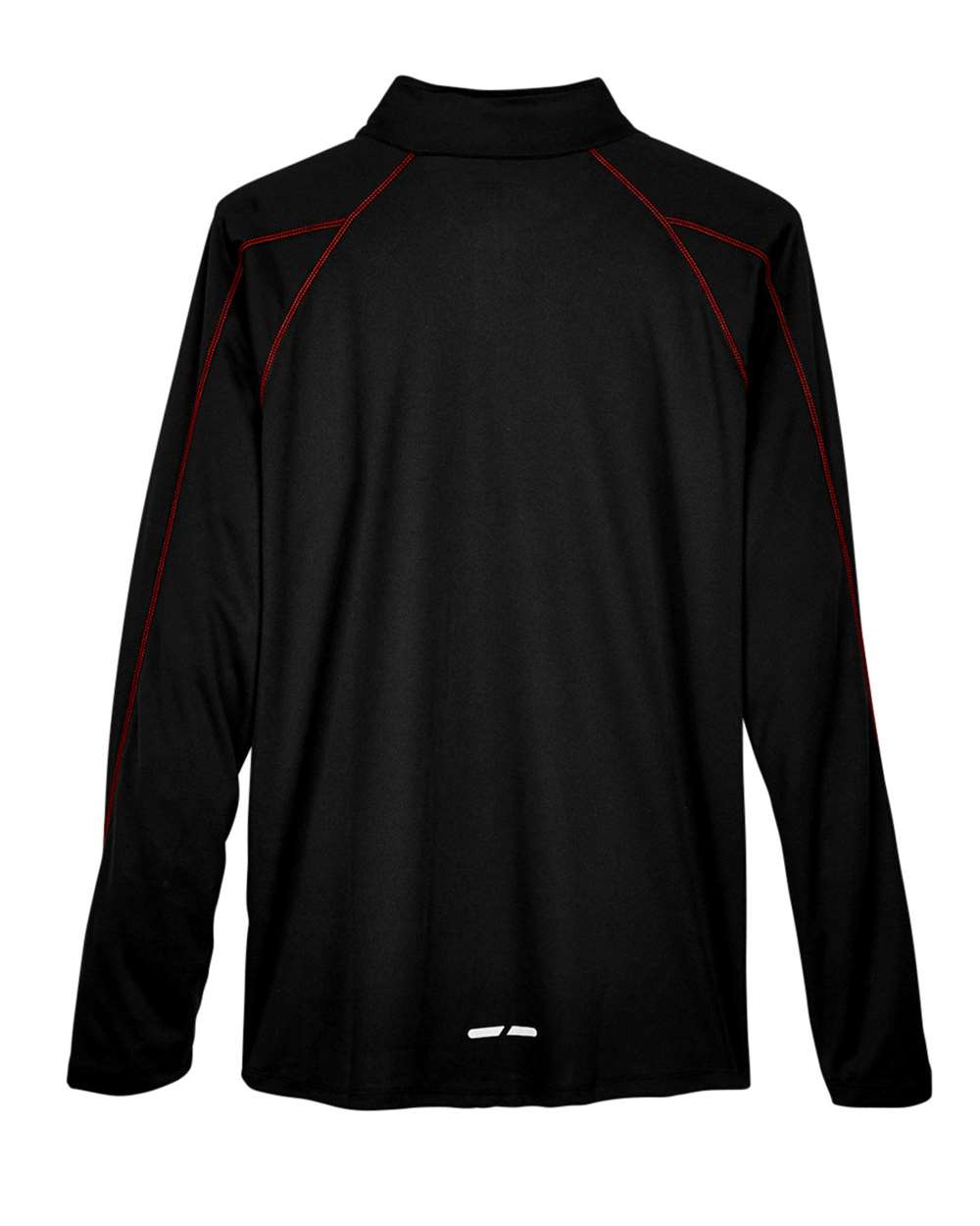 North End Men's Radar Performance Quarter-Zip Pullover - 88187 Black- Classic Red
