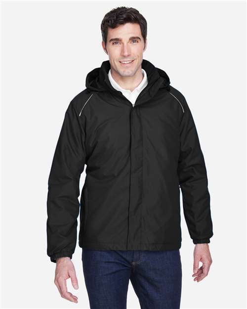 Core365 Men's Brisk Insulated Jacket - 88189 Black