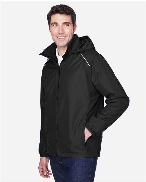 Core365 Men's Brisk Insulated Jacket - 88189 Black