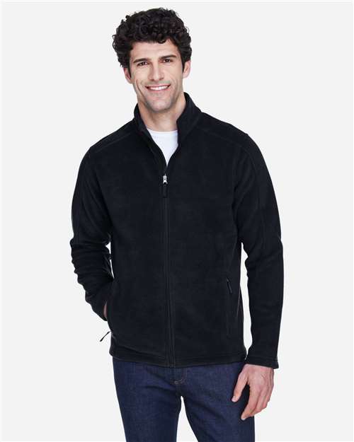 Core365 Men's Journey Fleece Jacket - 88190 Black