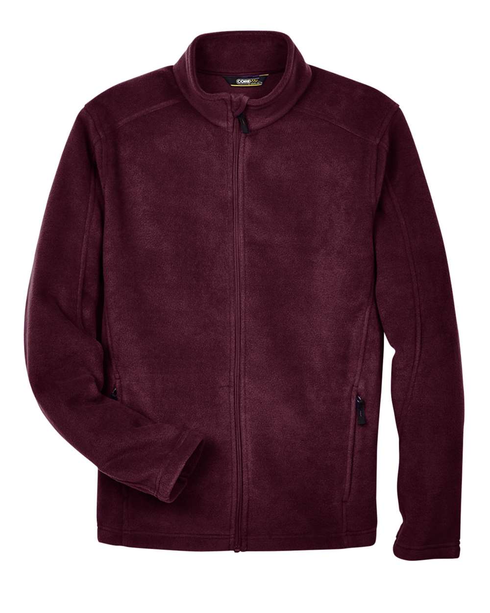 Core365 Men's Journey Fleece Jacket - 88190 Burgundy