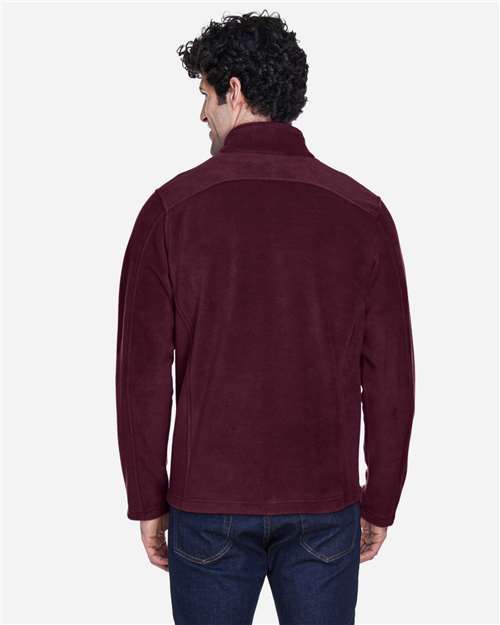 Core365 Men's Journey Fleece Jacket - 88190 Burgundy