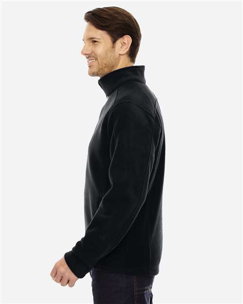 Core365 Men's Tall Journey Fleece Jacket - 88190T Black