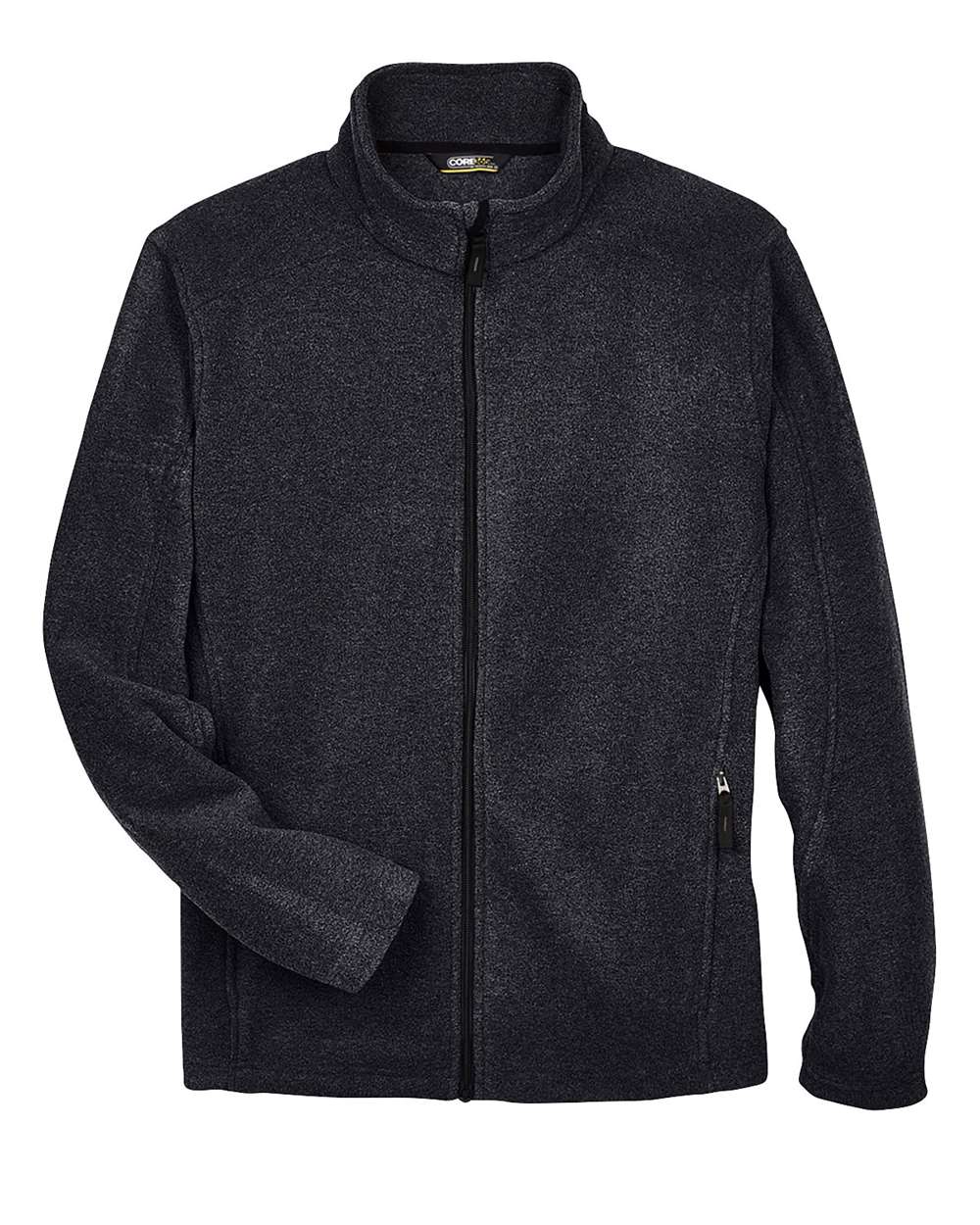 Core365 Men's Tall Journey Fleece Jacket - 88190T Heather Charcoal