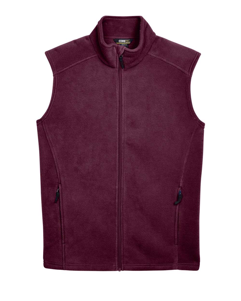 Core365 Men's Journey Fleece Vest - 88191 Burgundy