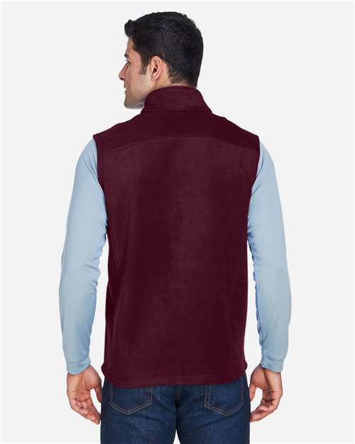Core365 Men's Journey Fleece Vest - 88191 Burgundy
