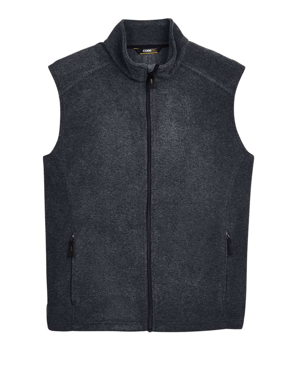 Core365 Men's Journey Fleece Vest - 88191 Heather Charcoal