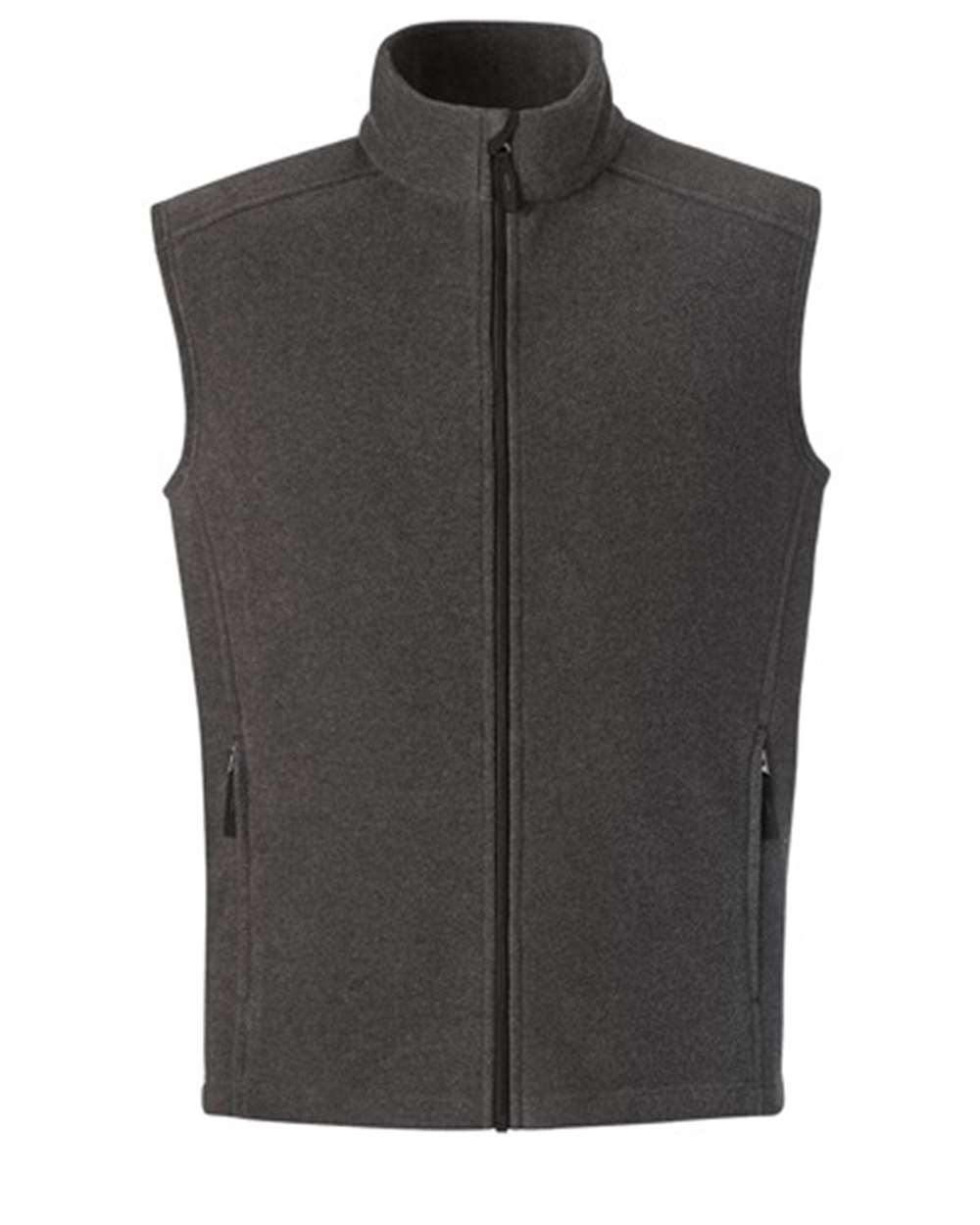 Core365 Men's Tall Journey Fleece Vest - 88191T Heather Charcoal