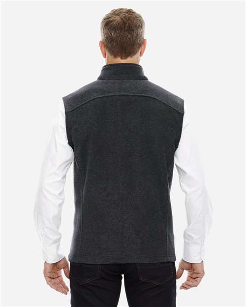 Core365 Men's Tall Journey Fleece Vest - 88191T Heather Charcoal