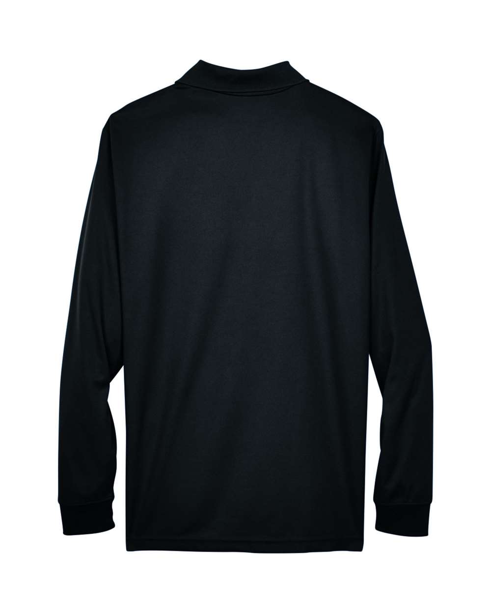 Core365 Men's Pinnacle Performance Long Sleeve Piqué Polo - 88192 Black