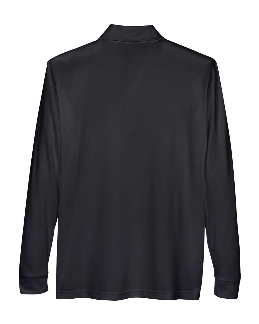 Core365 Men's Pinnacle Performance Long Sleeve Piqué Polo with Pocket - 88192P Black