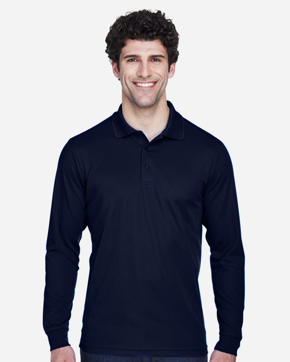 Core365 Men's Tall Pinnacle Performance Long Sleeve Piqué Polo - 88192T
