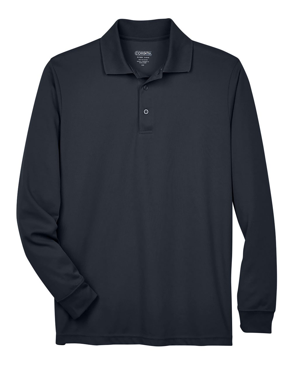 Core365 Men's Tall Pinnacle Performance Long Sleeve Piqué Polo - 88192T Carbon