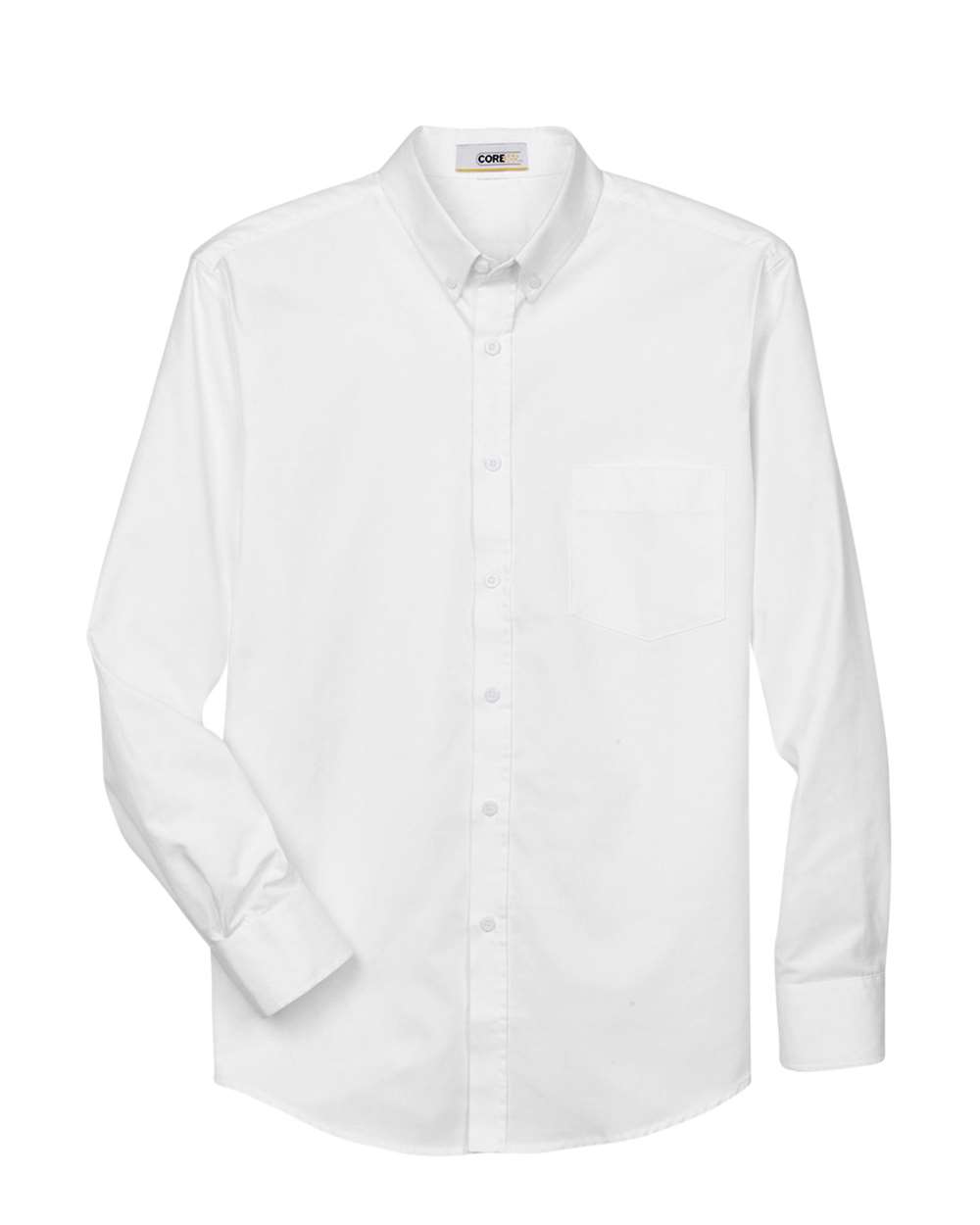 Core365 Men's Operate Twill Dress Shirt - 88193 White
