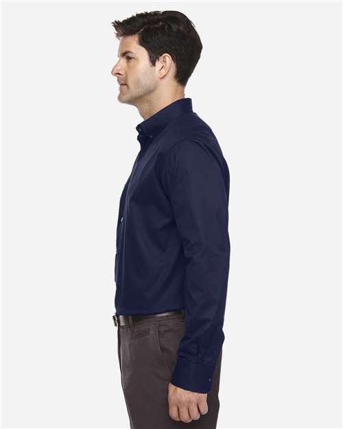 Core365 Men's Tall Operate Twill Dress Shirt - 88193T Classic Navy