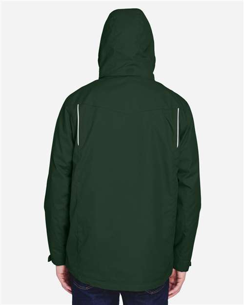 Core365 Men's Region 3-in-1 Jacket with Fleece Liner - 88205 Forest
