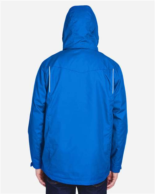 Core365 Men's Region 3-in-1 Jacket with Fleece Liner - 88205 True Royal