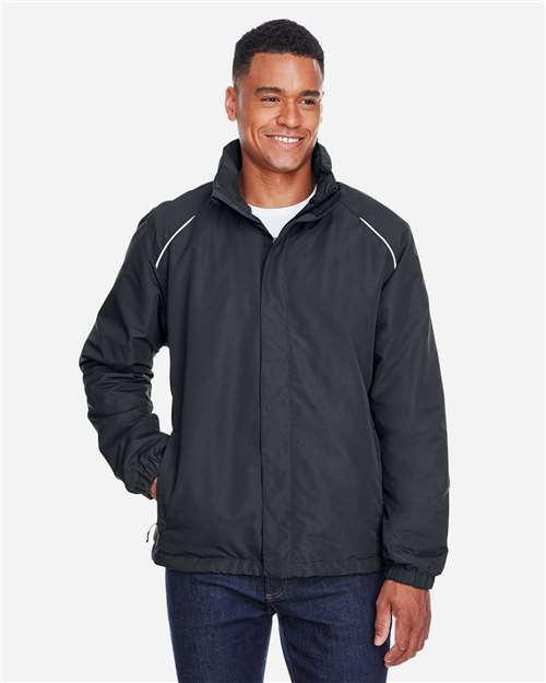 Core365 Men's Profile Fleece-Lined All-Season Jacket - 88224 Carbon