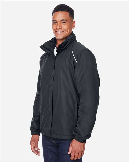 Core365 Men's Profile Fleece-Lined All-Season Jacket - 88224 Carbon