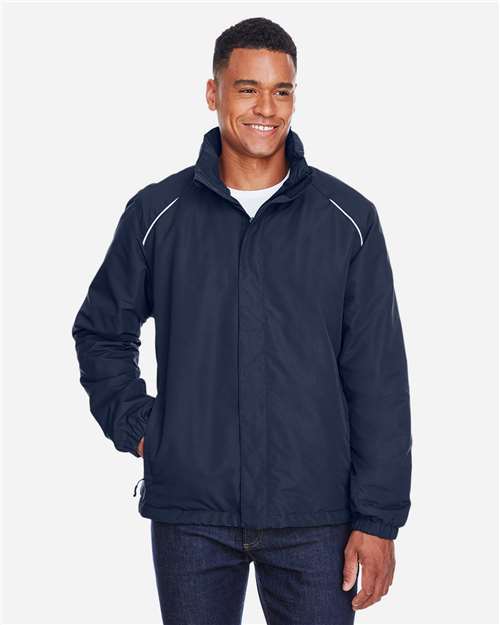 Core365 Men's Profile Fleece-Lined All-Season Jacket - 88224 Classic Navy