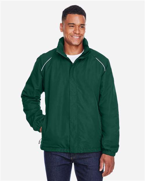 Core365 Men's Profile Fleece-Lined All-Season Jacket - 88224 Forest