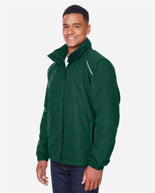 Core365 Men's Profile Fleece-Lined All-Season Jacket - 88224 Forest