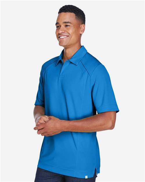 North End Men's Recycled Polyester Performance Pique Polo - 88632 Light Nautical Blue