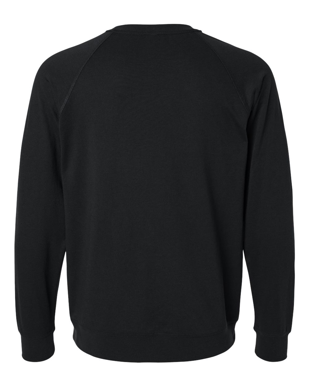 Next Level Unisex Laguna Raglan Crewneck Sweatshirt - 9000 - 9000N Black