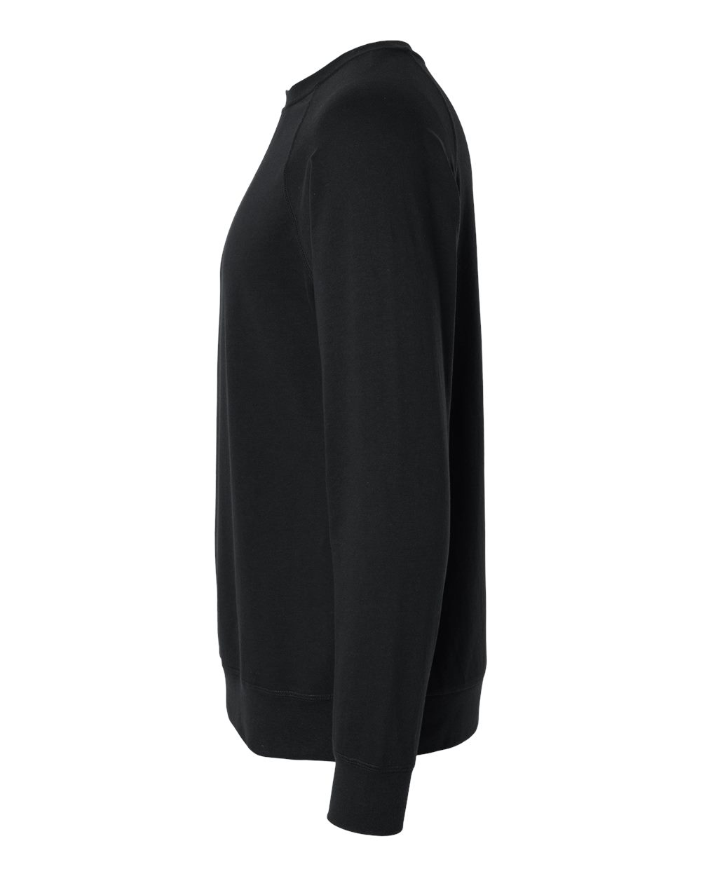 Next Level Unisex Laguna Raglan Crewneck Sweatshirt - 9000 - 9000N Black