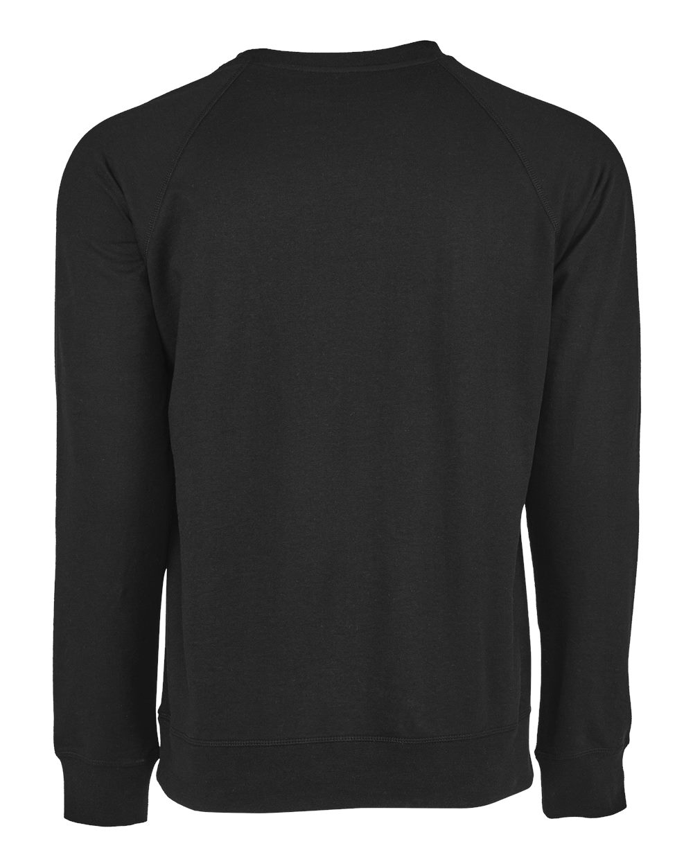 Next Level Unisex Laguna Raglan Crewneck Sweatshirt - 9000 - 9000N Graphite Black