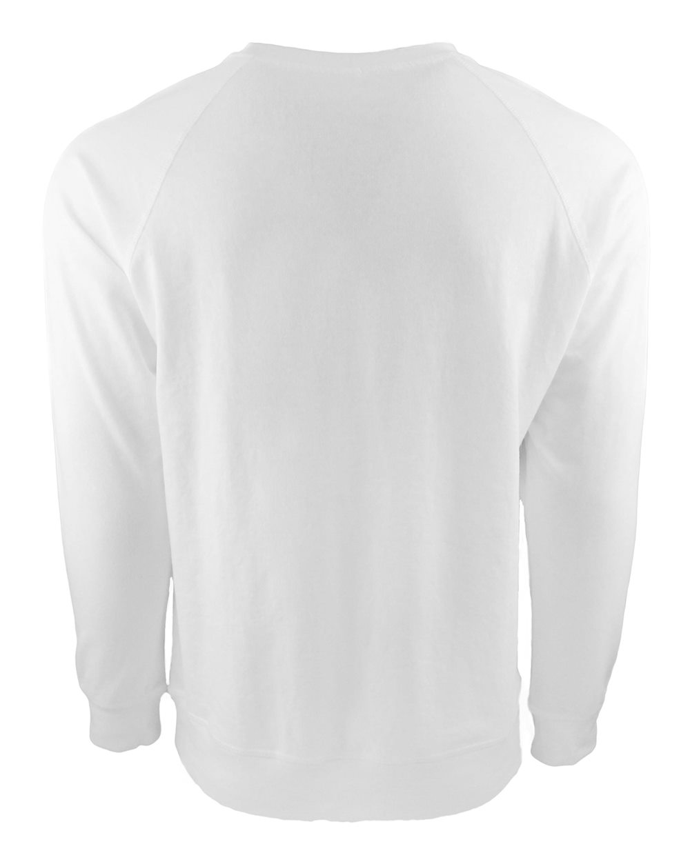 Next Level Unisex Laguna Raglan Crewneck Sweatshirt - 9000 - 9000N White
