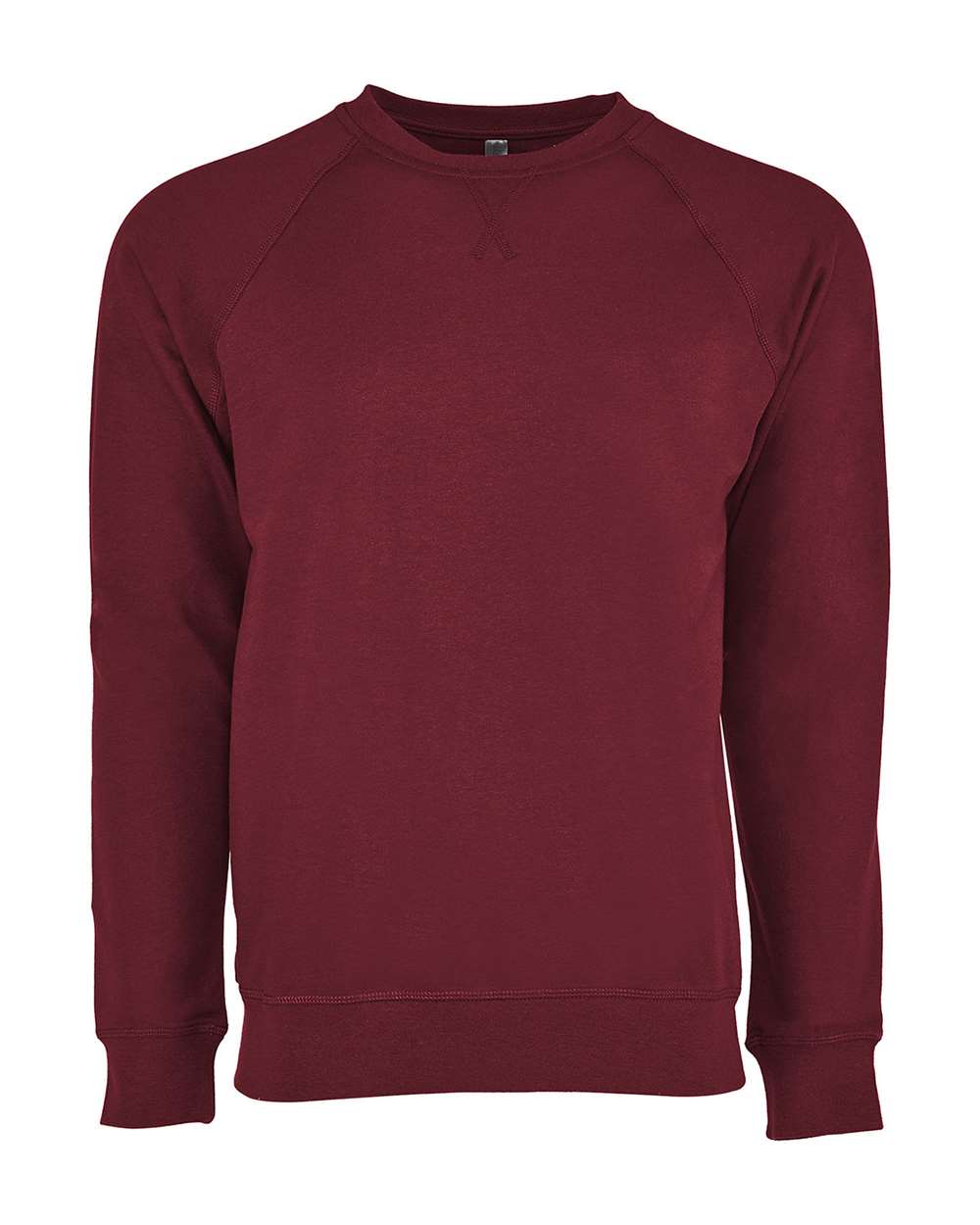 Next Level Unisex Laguna Raglan Crewneck Sweatshirt - 9000 - 9000N Cardinal