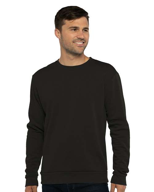 Next Level Unisex Malibu Crewneck Sweatshirt - 9002 - 9002N Heather Black