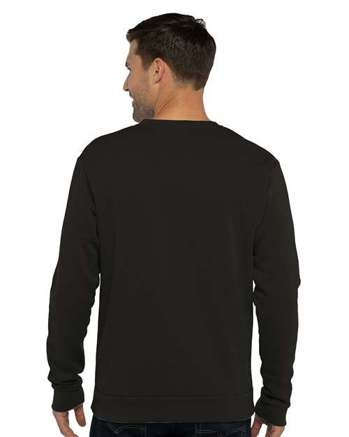 Next Level Unisex Malibu Crewneck Sweatshirt - 9002 - 9002N Heather Black