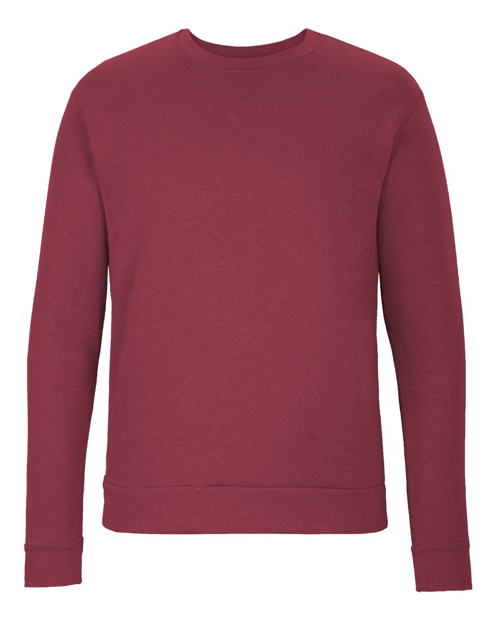 Next Level Unisex Malibu Crewneck Sweatshirt - 9002 - 9002N Heather Cardinal