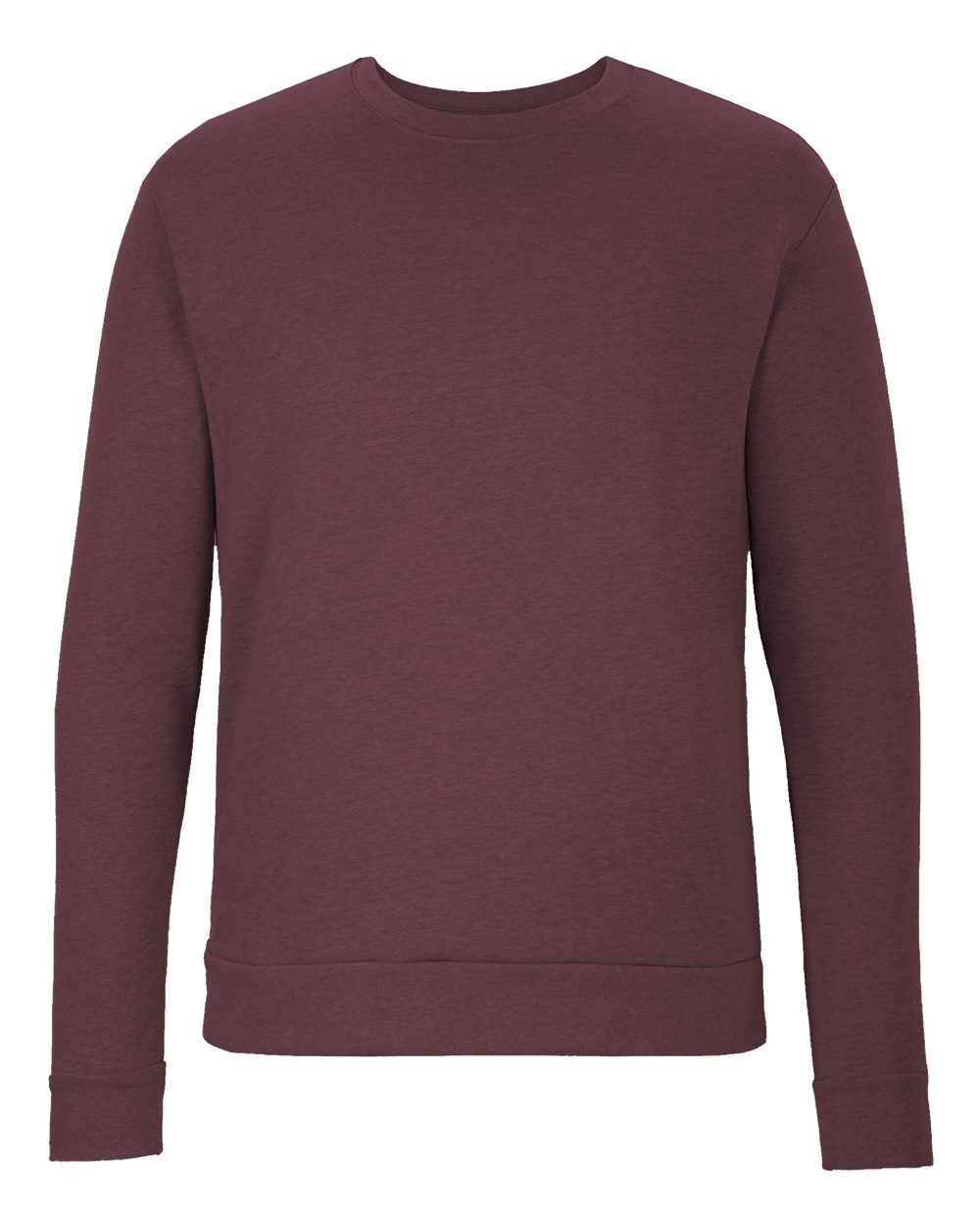 Next Level Unisex Malibu Crewneck Sweatshirt - 9002 - 9002N Heather Maroon