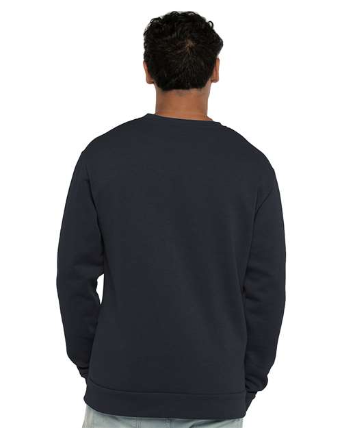 Next Level Unisex Malibu Crewneck Sweatshirt - 9002 - 9002N Heather Midnight Navy