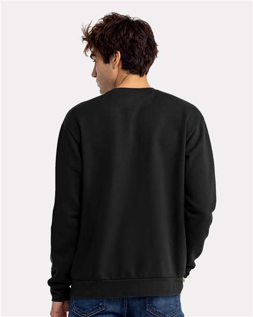Next Level Unisex Santa Barbara Crewneck Sweatshirt - 9003 - 9003N Black