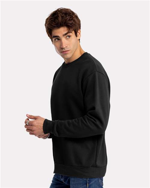 Next Level Unisex Santa Barbara Crewneck Sweatshirt - 9003 - 9003N Black