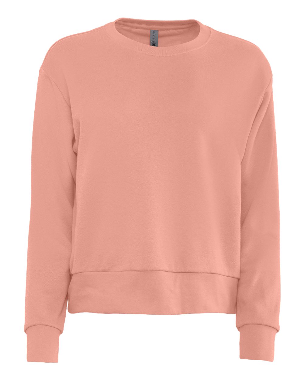 Next Level Women's Laguna Sueded Crewneck Sweatshirt - 9084 Desert Pink