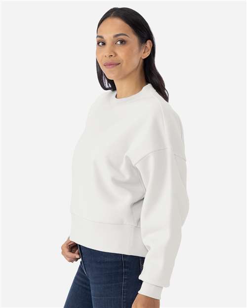 Next Level Women's Heavyweight Crewneck Sweatshirt - 9087 Bone