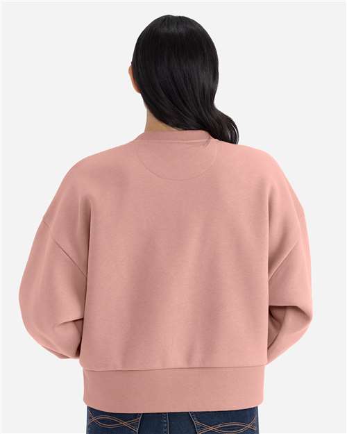 Next Level Women's Heavyweight Crewneck Sweatshirt - 9087 Desert Pink