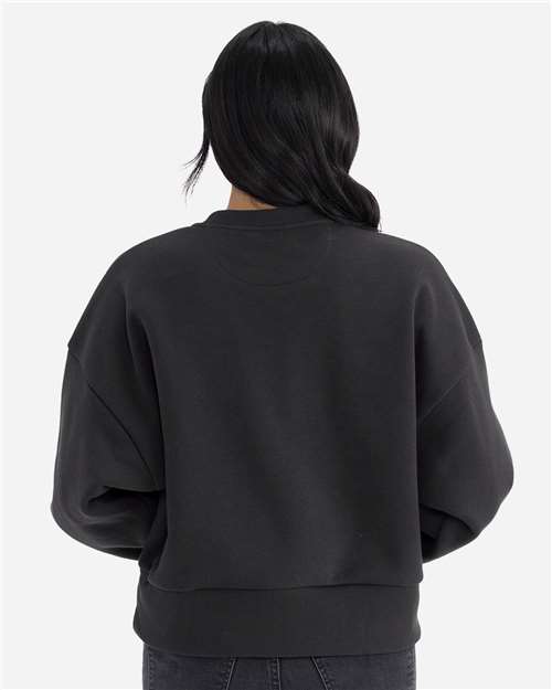 Next Level Women's Heavyweight Crewneck Sweatshirt - 9087 Graphite Black