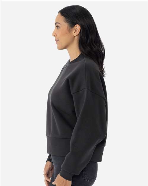 Next Level Women's Heavyweight Crewneck Sweatshirt - 9087 Graphite Black